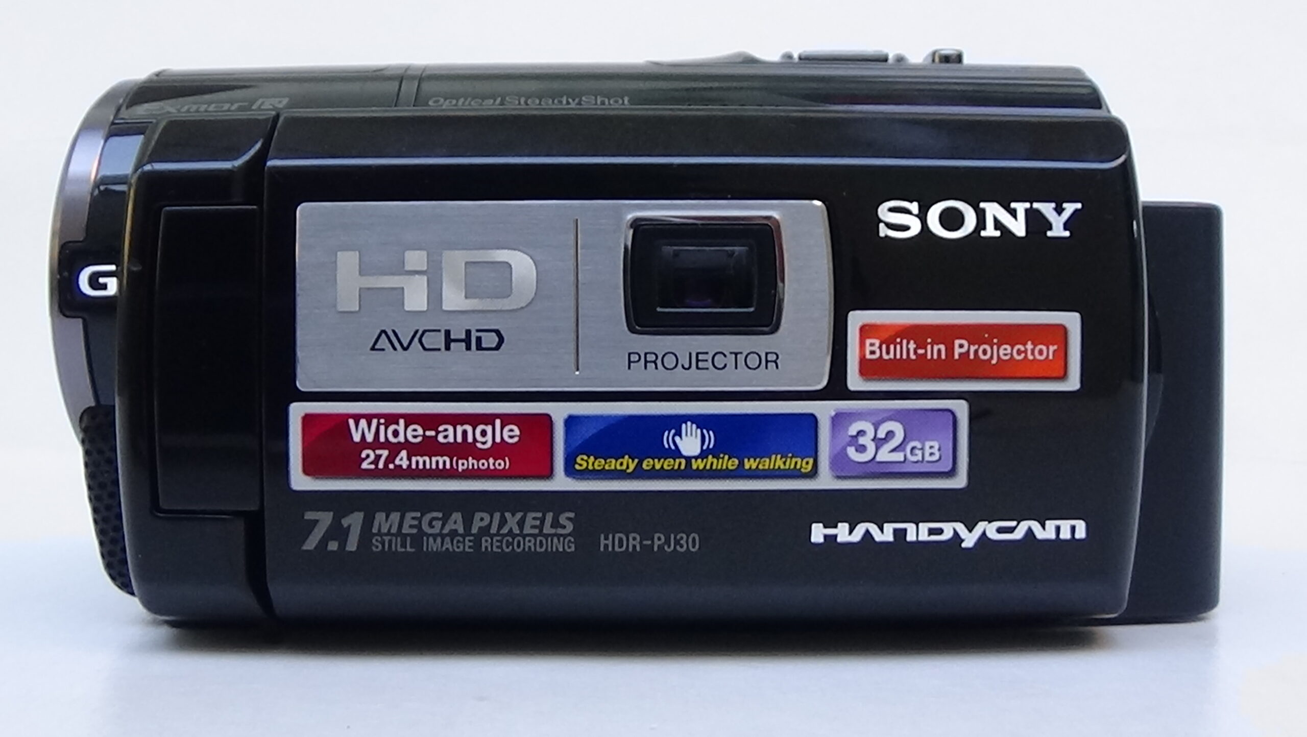 Filmadora sony hdr-pj30 para criadores de conteúdo entrada microfone seminova com slot para cartão - Imagem 3