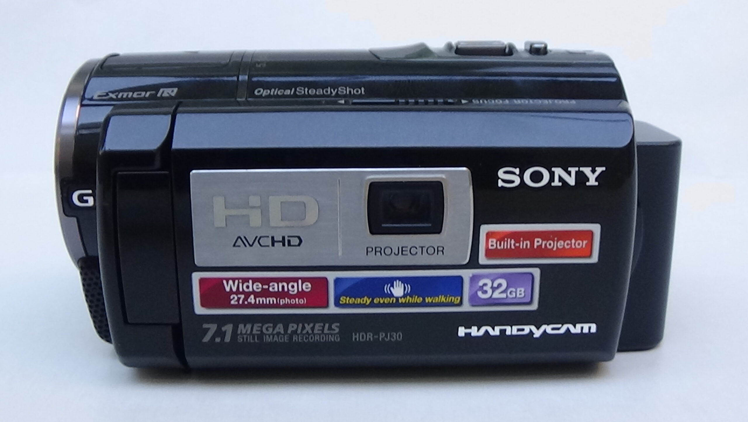 Filmadora sony hdr-pj30 para criadores de conteúdo entrada microfone seminova com slot para cartão - Imagem 4