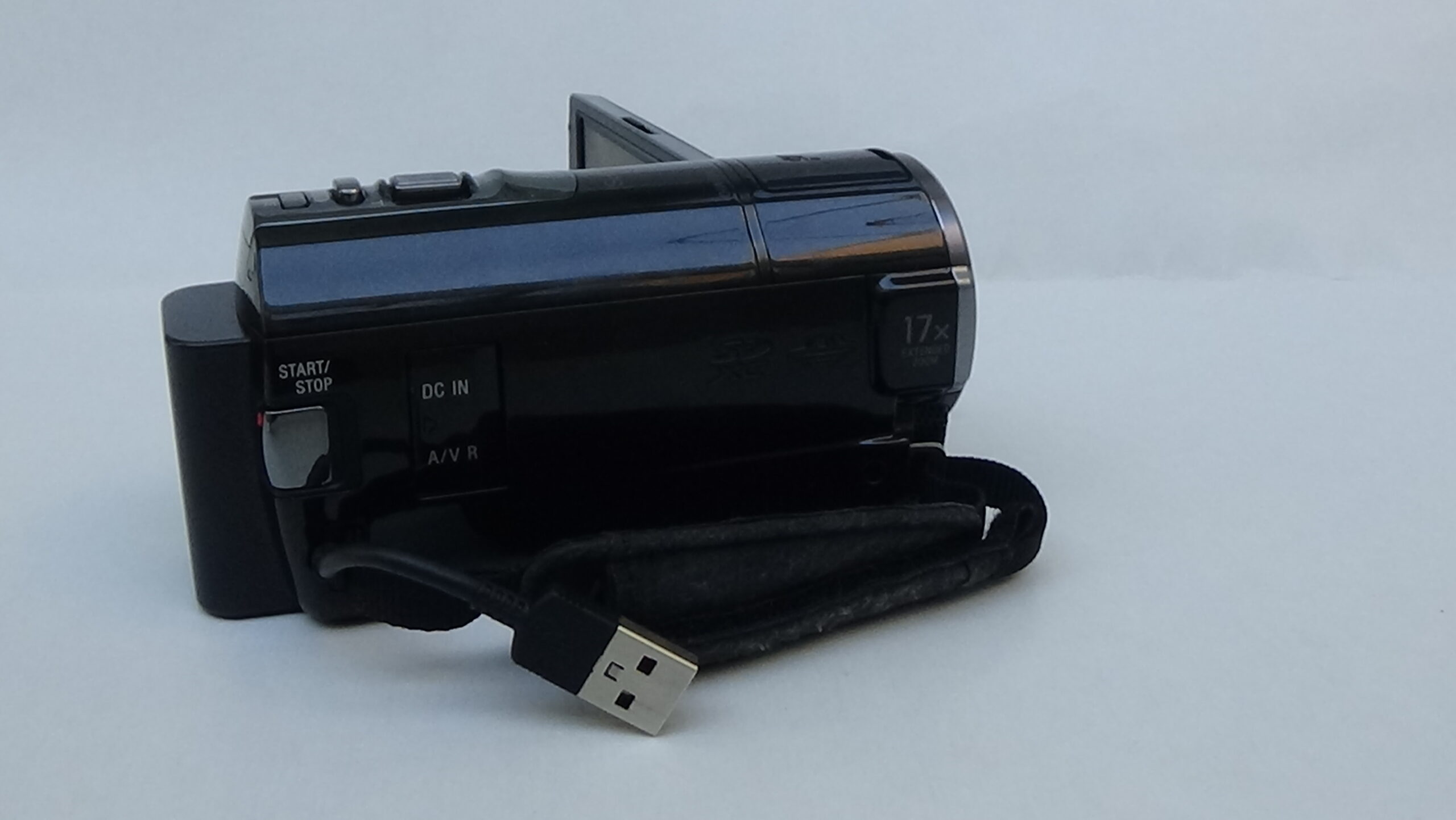 Filmadora sony hdr-pj30 para criadores de conteúdo entrada microfone seminova com slot para cartão - Imagem 8