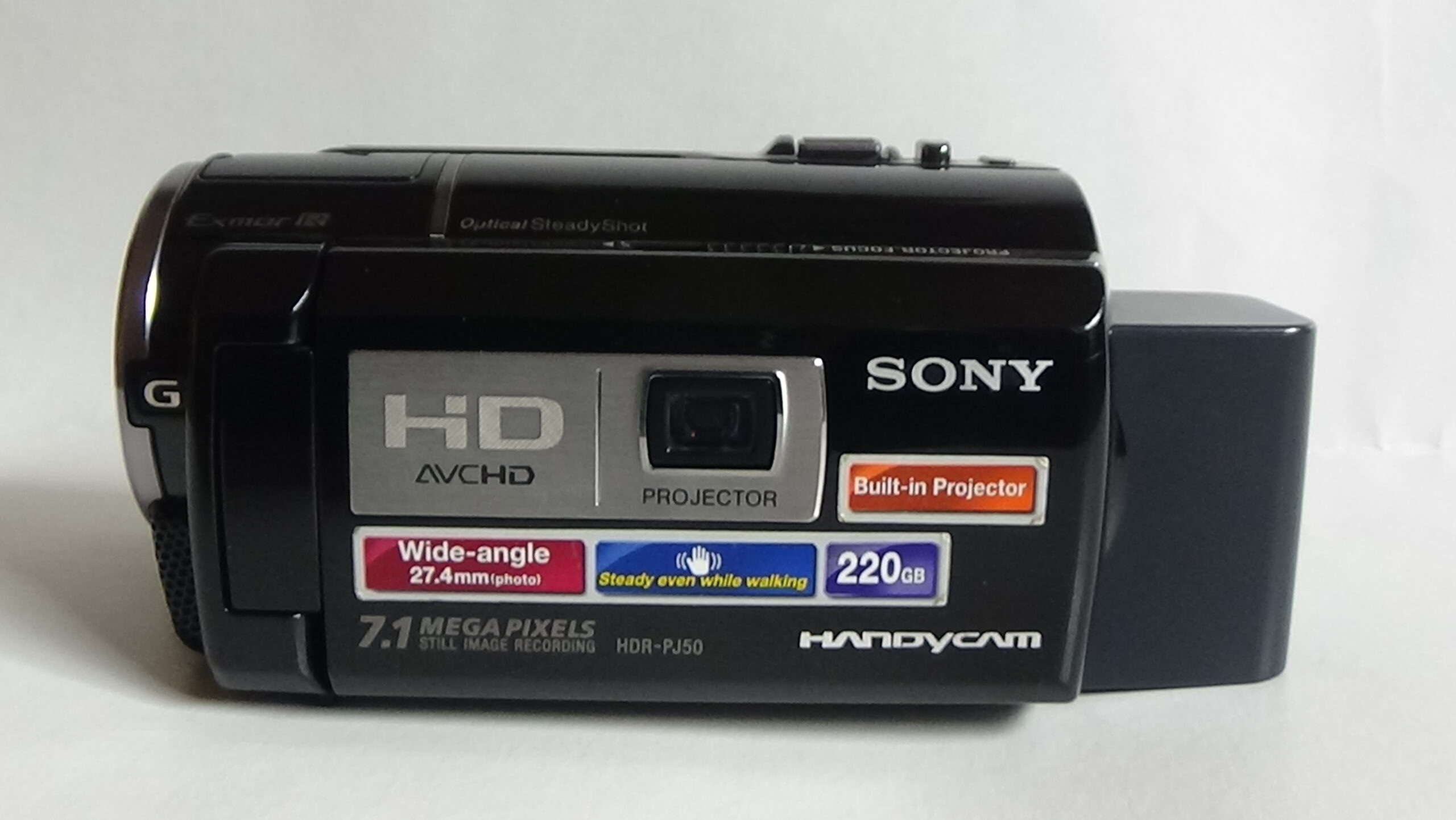 Filmadora sony hdr-pj50 com modo de gravação de longa duração (LP) para economizar espaço hdmi - Imagem 5